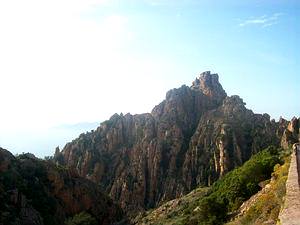 Calanche an der Westkste von Korsika