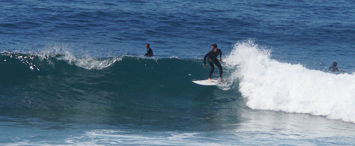 Surfstrand im Norden von Madeira