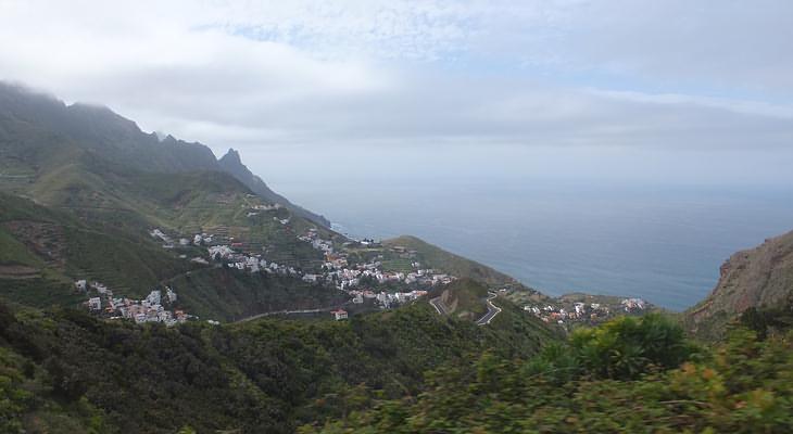 Blick vom Anaga Gebirge nach Westen