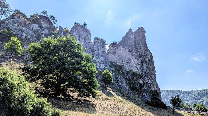 Burgstein bei Dollstein - ein wirklich imposanter Felsen