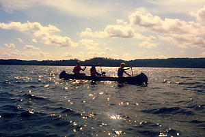 Kanufahrt in Schweden