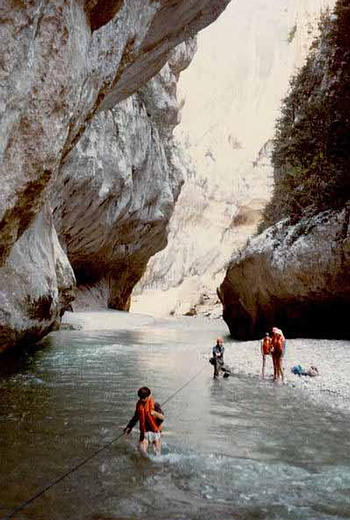 Canyoning und Wasserwanderung im Grand Canyon du Verdon