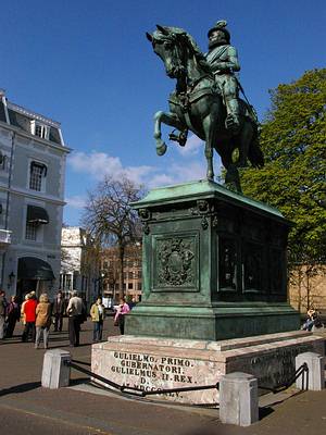 Reiterstatue in Den Haag