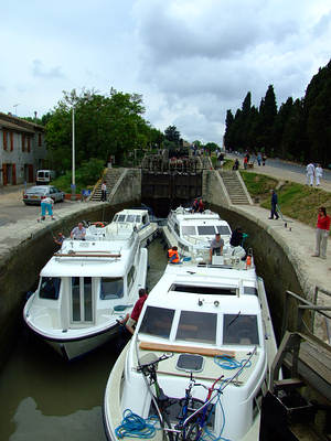 Canal du Midi Schleusen