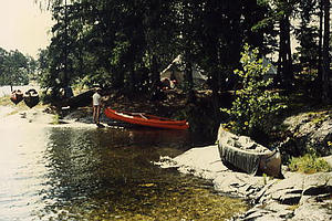 mit dem Kanu in Schweden