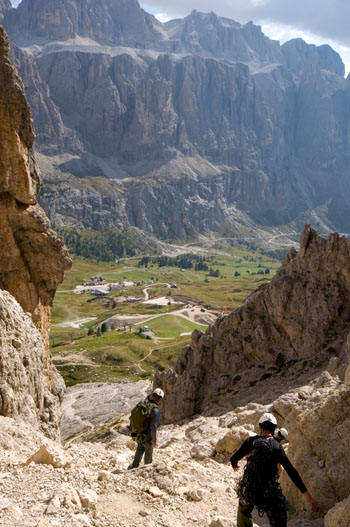 Gr�dner Joch und Sellagruppe - Dolomiten - Alpen  / Bild 47437110