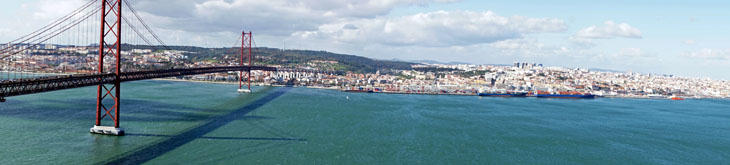 Ponte 25 de Abril - Hängebrücke über dem Tejo