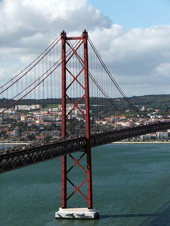 Ponte 25 de Abril - Hängebrücke über dem Tejo