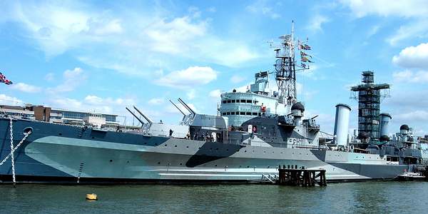 HMS Belfast – ein Kriegsschiff als Museum