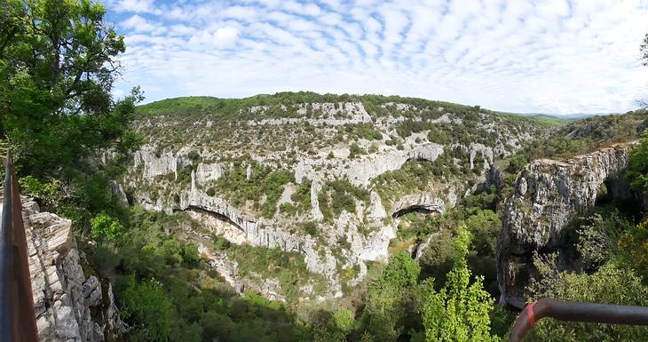 Gorges d´Oppedette: Aussichtspunkt in die Schlucht