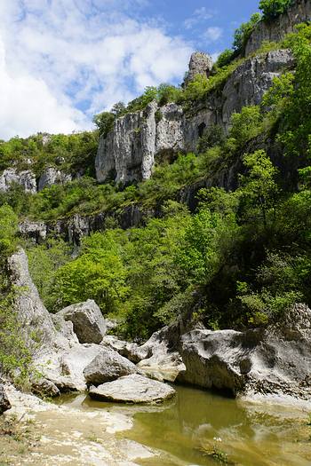 Im Flussbett der Gorges d´Oppedette