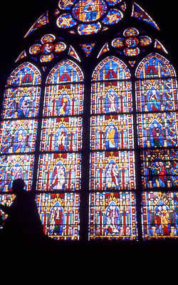 Notre-Dame de Paris - ein Kirchenfenster