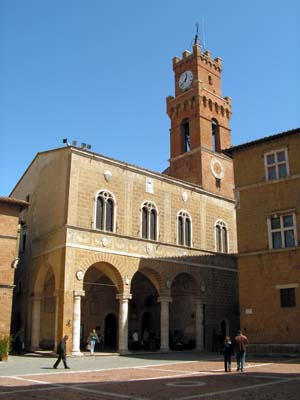 Rathausplatz zu Pienza