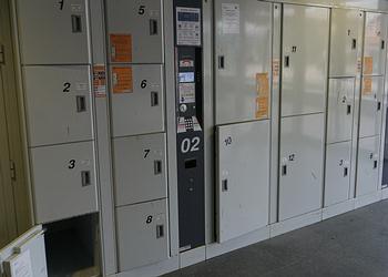 Schließfächer: eher Mangelware