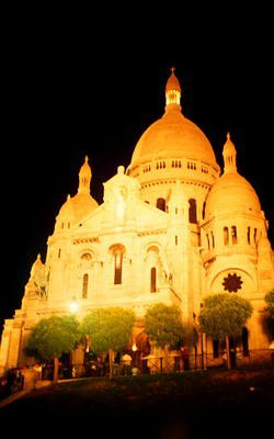 Die Basilika Sacr&eacute;-Coeur am Montmartre