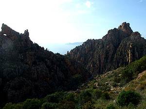 Calanche an der Westküste von Korsika