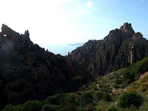 Calanche an der Westkste von Korsika