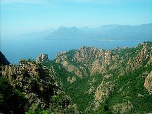 Calanche an der Westkste von Korsika